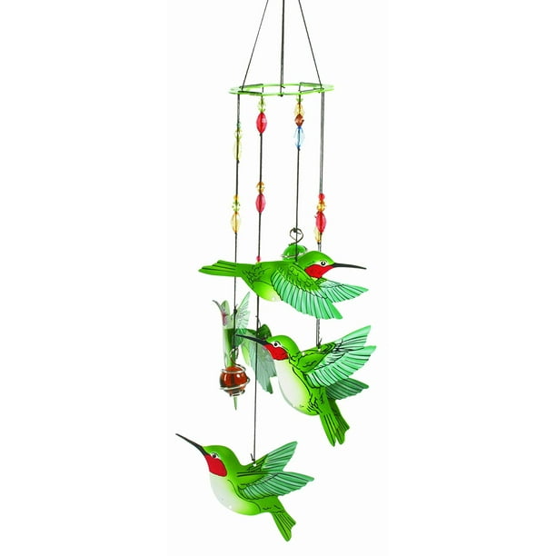 Spoontiques Hummingbird Handpainted Wind Chime