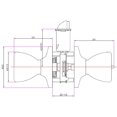 thumbnail image 2 of Design House 728709 Terrace 6 Way Latch Entry Door Knob, Oil Rubbed Bronze, 2 of 5