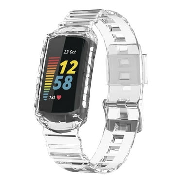 Adjustable Wristband For Charge 5 2 Pack Silicone Bands For Fitbit Charge 6 & Charge 5 - Soft Sport Replacement Straps For Women & Men Soft Sport Strap For Fitbit