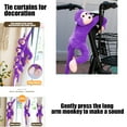 thumbnail image 7 of Gqtwoy Long Arm Monkey Toy, Cute Hanging Plush Doll, Soft Cotton Material, Interactive Sound Feature, Ideal for Home Decoration, Great Gift for Birthdays, Christmas, and Holidays, 7 of 7