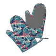 thumbnail image 5 of Hirioo Fish In The Wave for Silicone Oven Mitts for BBQ, Baking, Cooking, Set of 2, Heat Resistant 260℃, Non-Slip Kitchen Essentials, 5 of 6