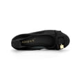 thumbnail image 4 of BLISSFUL STEP Women's Casual Comfortable Ballet Flats Black 6, 4 of 8