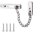 thumbnail image 1 of Cadenas de seguridad para puerta corredera JAMW con tornillos Plateado, 1 of 5