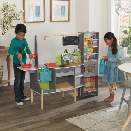 KidKraft Alexa 2-in-1 Kitchen & Market