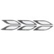 thumbnail image 3 of uds pegatina reflectante para puerta de coche estilo fibra de carbono tira de goma almohadilla protectora para conducir alerta de seguridad plateada, 3 of 8