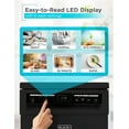 thumbnail image 3 of Black + Decker Portable Dishwasher, 18 inches Wide, 8 Place Setting, Black, 3 of 7