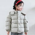 thumbnail image 3 of PINQI Girls Winter Puffer Coats Quilted Waterproof Hooded Ski Jackets Kids Insulated Thick Zip up down Outwear with Pockets, 3 of 3