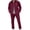 Red*, variant on RUTAYY Men's Outfits Solid Color Long Sleeve Solid Color Jacket and Pants with Drawstring Pocket Casual Breathable Classic Seaside Clothing Sets