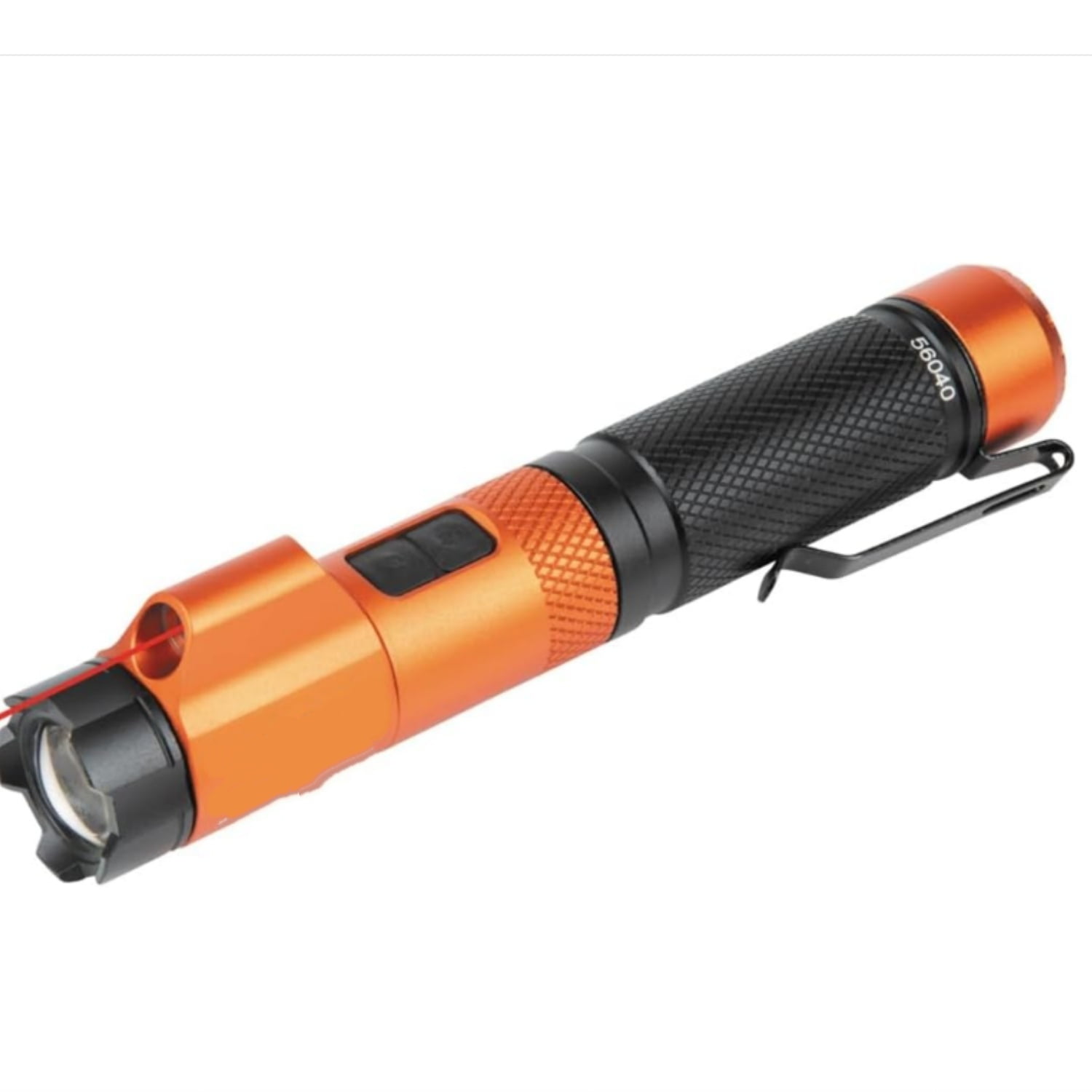Magnetic LED Flashlight, 350 Lumen Rechargeable Flashlight, Twist Focus, Laser Pointer, Hands-Free, USB Charging Cable, for Work and Outdoor