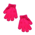 thumbnail image 1 of Guantes para niños Qarigey de color sólido estilo simple tejido artesanal calentadores de dedos, 1 of 6