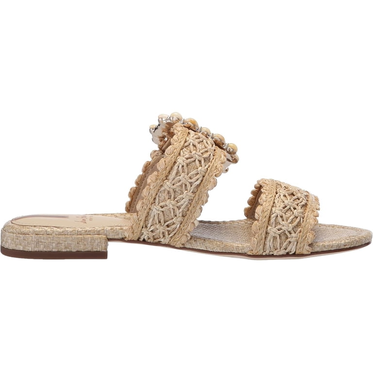 Sam Edelman Women's Elisa Slide Sandal Cuoio Raffia 10M - Walmart.com