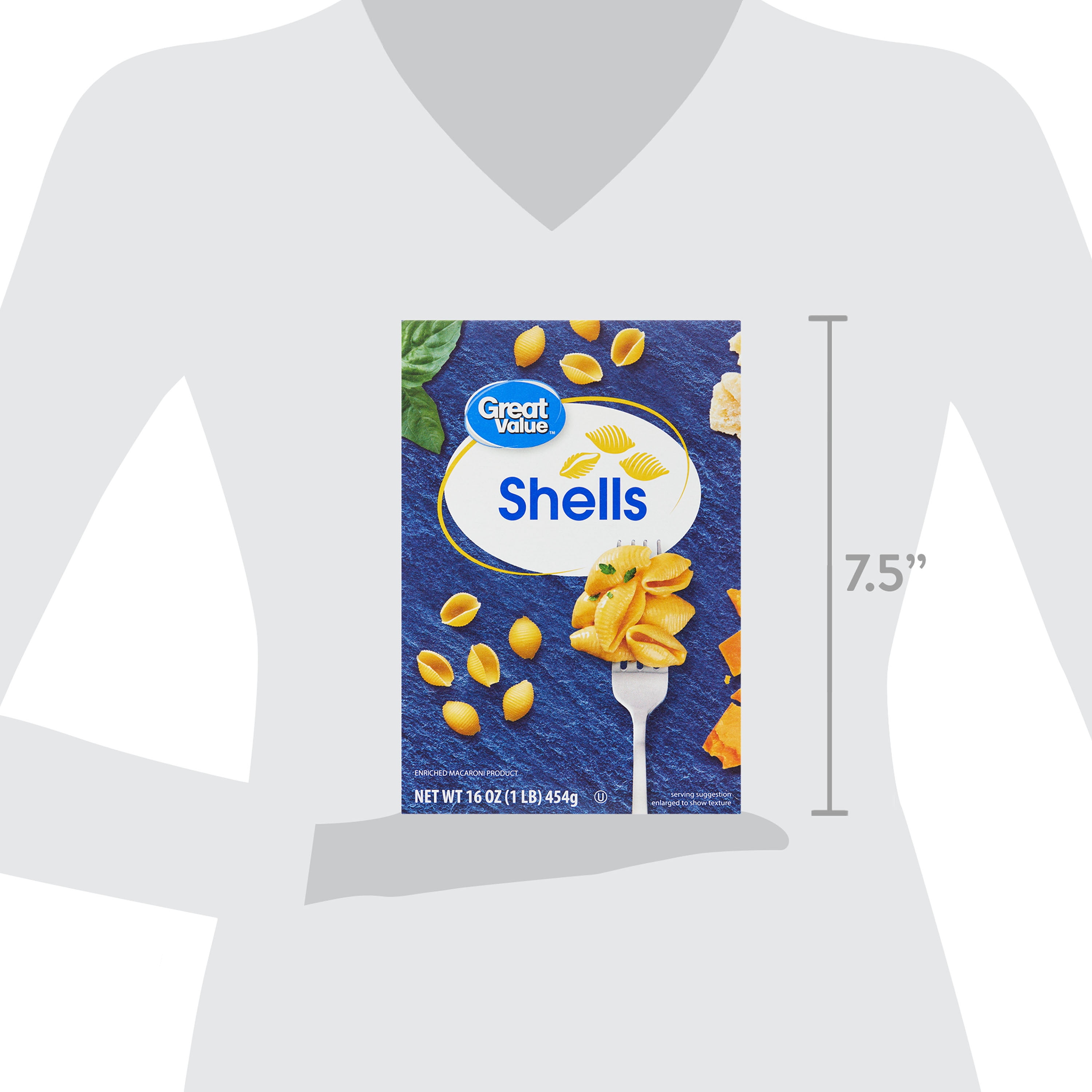 Great Value Shells, 16 oz