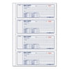 Rediform Money Receipt Book, Three-Part Carbonless, 7 x 2.75, 4/Page, 100 Forms