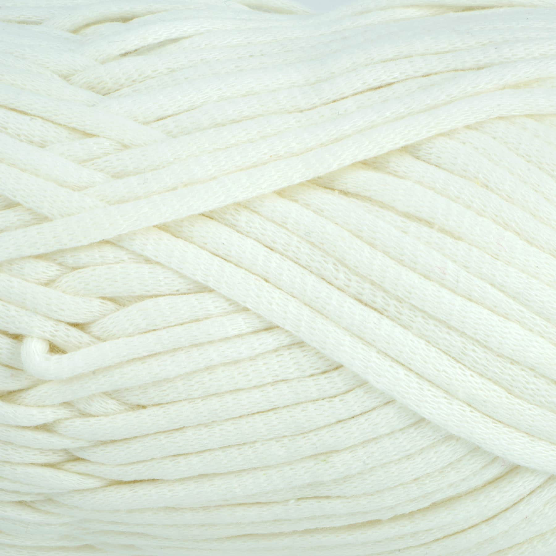 Loops & Threads Cuddle Craft Tube Yarn - Medium (4) Cotton Nylon Blend, Soft Tube Yarn for Knitting, Crochet & Crafts, Ideal for Apparel, Accessories & Decor, 109 yd / 3.52 oz Skein, 8 Pack