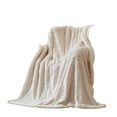 thumbnail image 2 of Yokan Double-Layer Fleece Blanket, Soft Sherpa Throw for Sofa, Bed & All-Season Use, Cozy Warm Polyester Blanket for Ultimate Comfort, Soft & Snuggly Blanket for Relaxation, 2 of 6