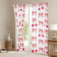thumbnail image 3 of Erosebridal Pink Bow Cherry Black Out Curtains for Girls, Cartoon Ribbon Curtains Pack of 2 (42x63 Each), 3 of 6