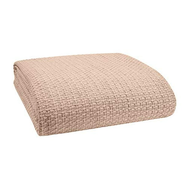 BELIZZI HOME 100 Cotton Bed Blanket, Breathable Bed Blanket King Size
