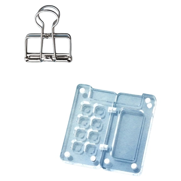 8/15 Grids Paint Box with Clip Travel Watercolor Set Portable Sketchbook Palettes Watercolor Palette Set Paint Tray Box