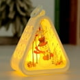 thumbnail image 4 of PRETXORVE Christmas Decor, Christmas Tree Decorations, Christmas Decoration Vintage Night Light Glowing Gift Window Desktop Decoration Display Prop Wind Light, 4 of 7