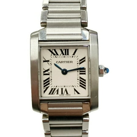 Pre-Owned Cartier Tank Francaise SM W51008Q3 SS Stainless Steel Quartz Ladies Watch... (Good)