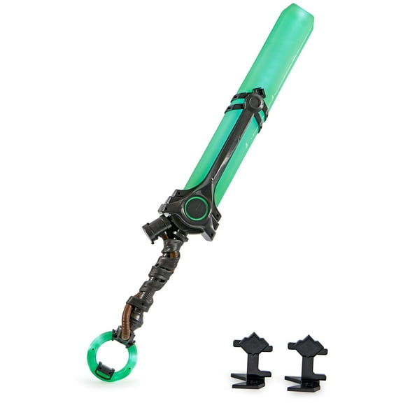 League of Legends, Life-Size Ekko’s Bat, Over 3 Feet with 15 Iconic Lights and Sounds, Premium Cosplay, Display Stand, Champion Collection, for Ages 14 and Up