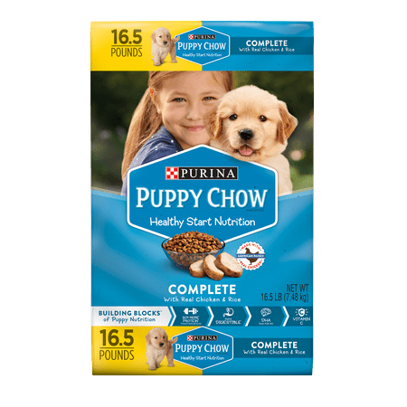 Purina Puppy Chow Complete With Real Chicken Dry Puppy Food - 16.5 lb. Bag