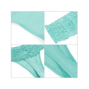 Jo & Bette Womens Lace Lingerie Panties, 6 pack Purple XL
