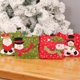 thumbnail image 5 of Bolsas de regalo de Navidad para niños colgantes de árboles de Navidad de diseño clásico de muñeco de nieve de Papá Noel, 5 of 5