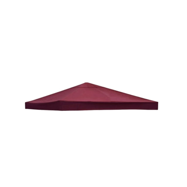 Injueey Cubierta de dosel, componentes de repuesto, tienda de campaña para pícnic, componente de techo, accesorios de Gazebo, Jardín y Patio Vino Tinto/Solo