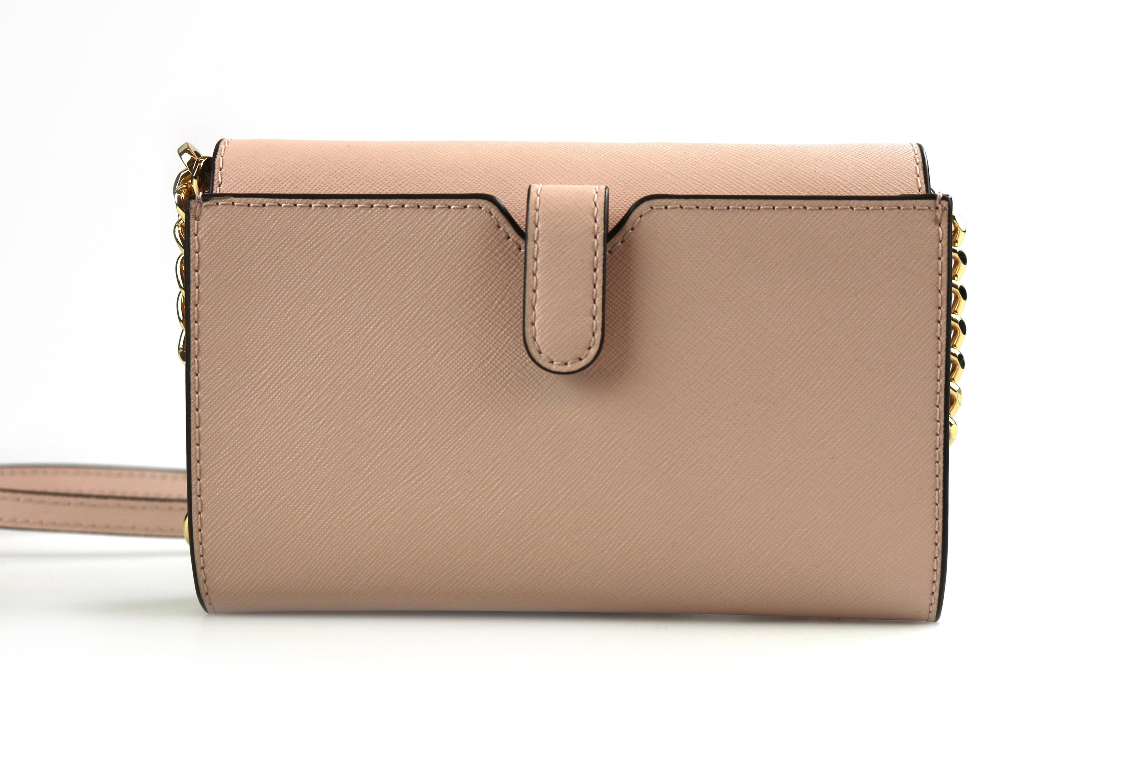 Michael Kors Designer Jet Set Travel LG Phone Crossbody Saffiano Leather Bag Clutch Black Walmart