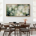 thumbnail image 4 of Large Framed Canvas Print Impressionist White Blossoms - Soft Floral AbstractWall Art Decorative Ready to Hang Painting for Living room Bedroom 60x30 inches Natural Frame, 4 of 7