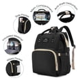 thumbnail image 4 of 3 in 1 Diaper Bag Backpack with Changing Station, Waterproof Baby Bag with Auto Foldable Crib, 4 of 5