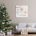 thumbnail image 2 of Glimmering Believe Text Holiday Ornaments Star Snowflake Inspirational Graphic Art Gallery-Wrapped Canvas Print Wall Art, 2 of 7