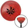 thumbnail image 1 of American Shifter  Black Major & Lieutenant Colonel Orange Retro Metal Flake Shift Knob with M16 x 1.5 Insert, 1 of 1