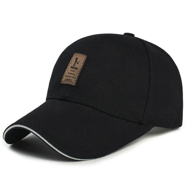 Gorra de béisbol con protección solar para hombre, gorra de sol de otoño para hombre y mujer, gorra de béisbol con bloqueador solar para exteriores curvada lisa de verano, sombrero ajustable BANYUO Electrónica