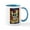 White/Blue Inside, variant on CafePress - Amor Day Of The Dead Skull Mugs - 11 oz Ceramic Mug - Novelty Coffee Tea Cup
