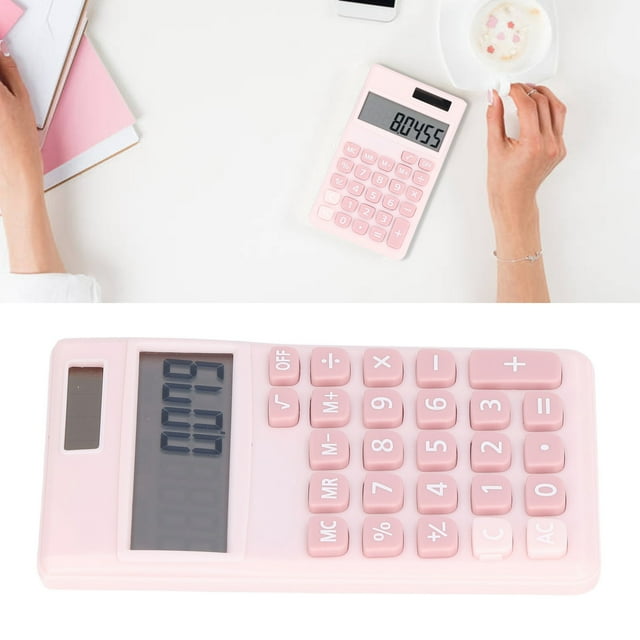 Calculadora Jadeshay Mini Calculadora Solar De 8 Dígitos Portátil Respuesta Rápida