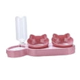 thumbnail image 3 of Cuencos 3 en 1 para perros y gatos, suministros para mascotas, cuencos de alimentación para mascotas, cuencos dobles para gatos Rosa, 3 of 8