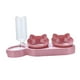 thumbnail image 3 of Juego de cuencos 3 en 1 para gatos, comedero automático inclinado a 15 degree, para cachorros, perros pequeños o medianos, gatos y gatitos. Rosa, 3 of 8