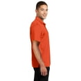thumbnail image 3 of Sport-Tek ST650 Mens Micropique Sport-Wick Polo T-Shirt, Deep Orange - 6XL, 3 of 6