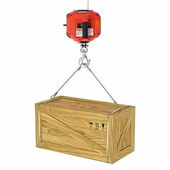 Maritcute Drill Winch Hoist Portable Handheld Drill Winch 750 LBs Capacity with 40 Foot Steel Wire for Lifting Dragging 750 pounds