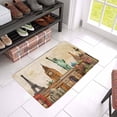 thumbnail image 3 of MKHERT Vintage World Landmarks Collage of Statue of Liberty Eiffel Tower and Big Ben Doormat Rug Home Decor Floor Mat Bath Mat 23.6x15.7 inch, 3 of 3