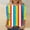 A231 White, variant on Long Sleeve Top for Women Classic Vertical Rainbow Stripes Print Crewneck Lightweight Breathable Fabric Casual Modern Stylish Workwear Relaxed Fit Shirt