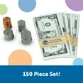 thumbnail image 5 of Learning Resources Pretend Play Money  Pretend Money for Kids  Banking Play Toys, Ages 3+, 5 of 8