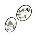 thumbnail image 2 of Special T Imports 15 inch Metal Wood Birds On Branches Wall Hanging Sculpture (Set of 2), 2 of 5