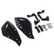 thumbnail image 4 of Protector de manos para manillar de motocicleta de 7/8" (22 mm) y deflector de viento Negro, 4 of 9