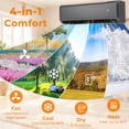 thumbnail image 3 of ALPULON 12000 BTU Mini Split Air Conditioner & Heater, 21 SEER2 Ductless Inverter, 208-230V, Cools 750 Sq.Ft, Gray, 3 of 10