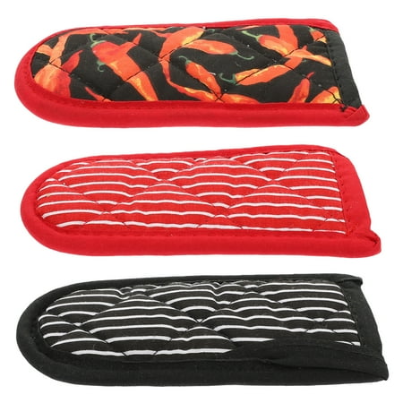 

3pcs Hot Handle Holders Heat Resistant Pot Pan Handle Cover Pot Holder Sleeve