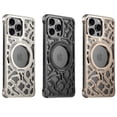 thumbnail image 7 of ELEHOLD For iPhone 16 Case,Luxury Ring  Kickstand 360°Rotatable Magnetic Shockproof Heat Dissipation Aluminum Metal Slim Phone case for iPhone 16,Desertgold, 7 of 7