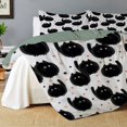 thumbnail image 3 of Cats Cute Funda Nórdica Queen 90 x 90 en Ultra Suave Microfibra Lavada Comforter, 3 of 8
